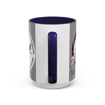 DNASM 2-sided, Founding & Student Art w/WhiteBG Grey Accent Mug by theGreenDragonTavern.shop