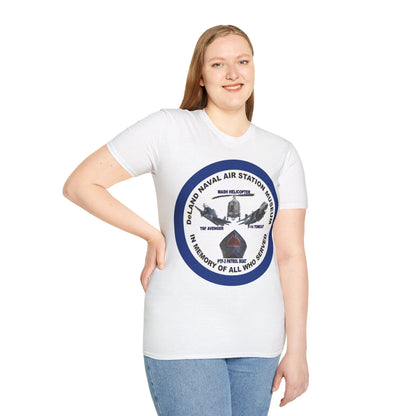 DNASM Student Art Navy Frame Lighter colors Unisex T-Shirt by theGreenDragonTavern.shop