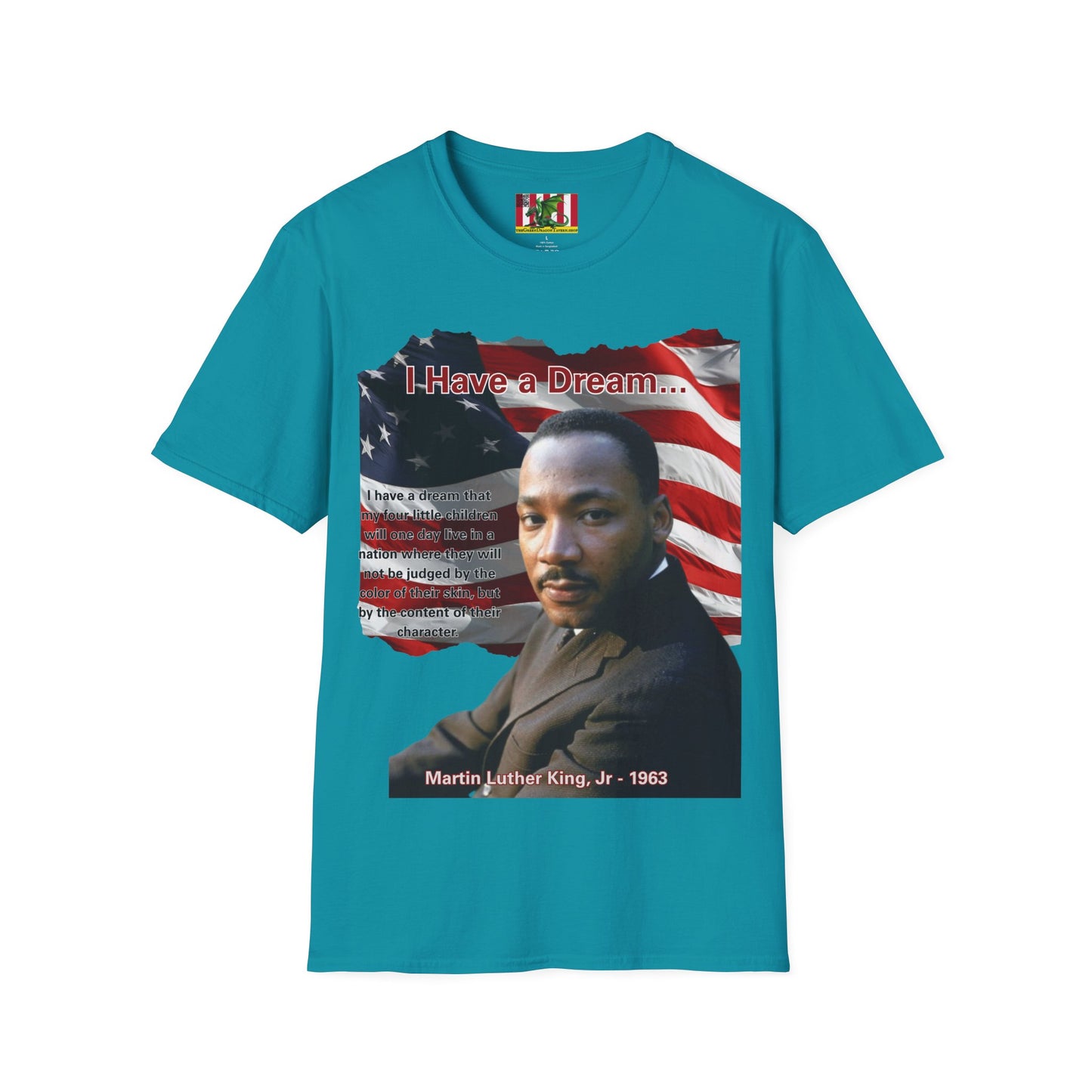 "I Have a Dream" MLKJr Dark colors Unisex T-Shirt by theGreenDragonTavern.shop
