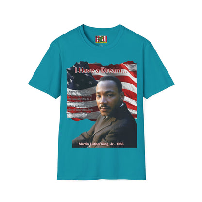 "I Have a Dream" MLKJr Dark colors Unisex T-Shirt by theGreenDragonTavern.shop