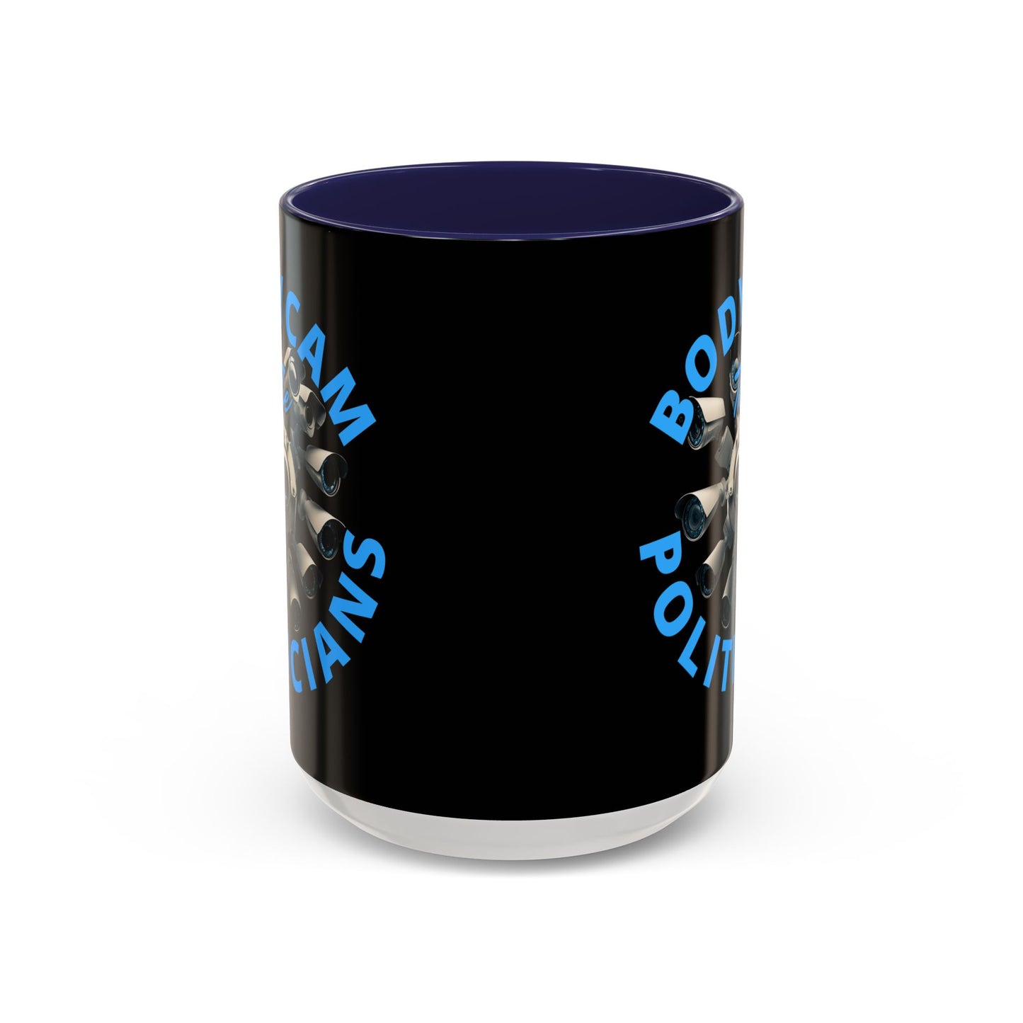 Bodycam the Politicians Cameras Black Accent Mug by theGreenDragonTavern.shop