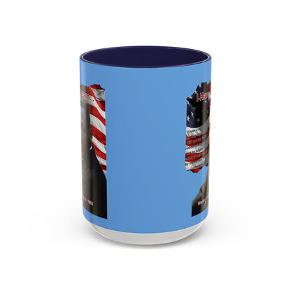 "I Have a Dream" MLKJr Blue Accent Mug by theGreenDragonTavern.shop