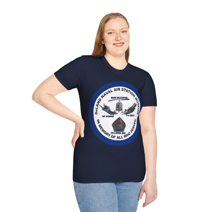 DNASM Student Art Navy Frame Darker colors Unisex T-Shirt by theGreenDragonTavern.shop