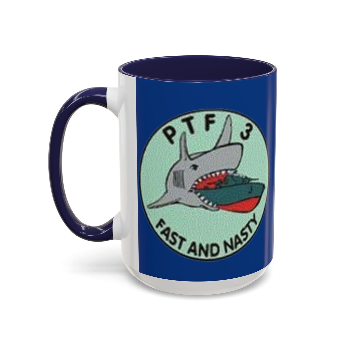 DNASM PTF-3 Blue Accent Mug by theGreenDragonTavern.shop