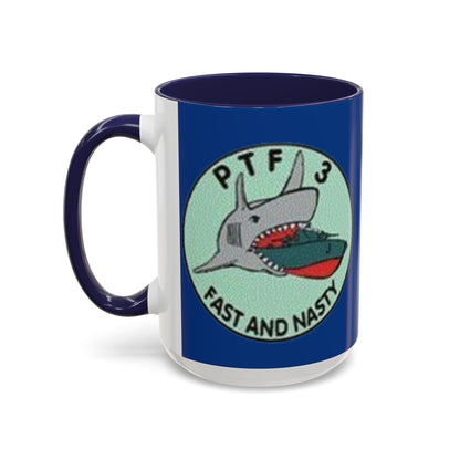 DNASM PTF-3 Blue Accent Mug by theGreenDragonTavern.shop