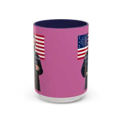 "Traitors and Patriots" Ulysses Grant Pink Accent Mug by theGreenDragonTavern.shop