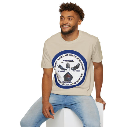 DNASM Student Art Navy Frame Lighter colors Unisex T-Shirt by theGreenDragonTavern.shop