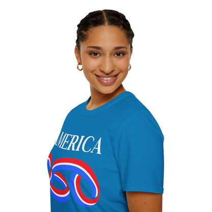 America 250 White font, Dark colors, Unisex T-Shirt by theGreenDragonTavern.shop