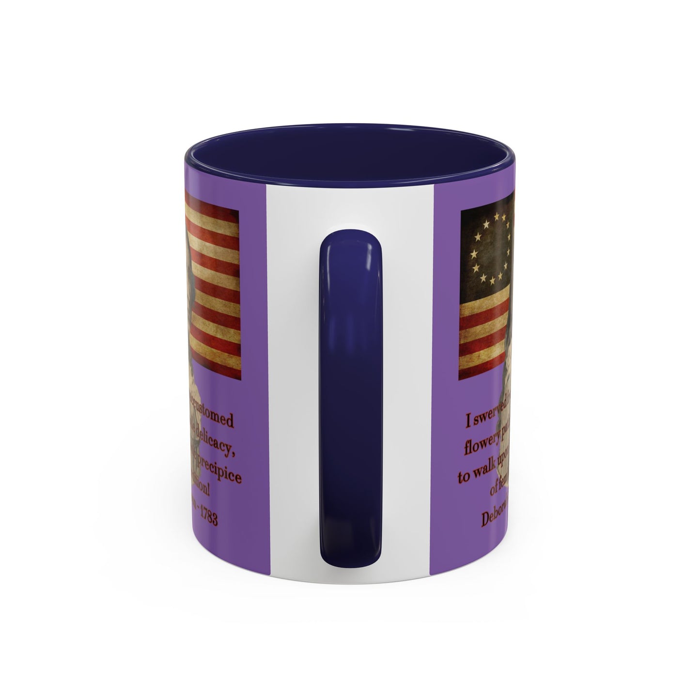 Deborah Sampson, America's Mulan Light Purple Accent Mug by theGreenDragonTavern.shop