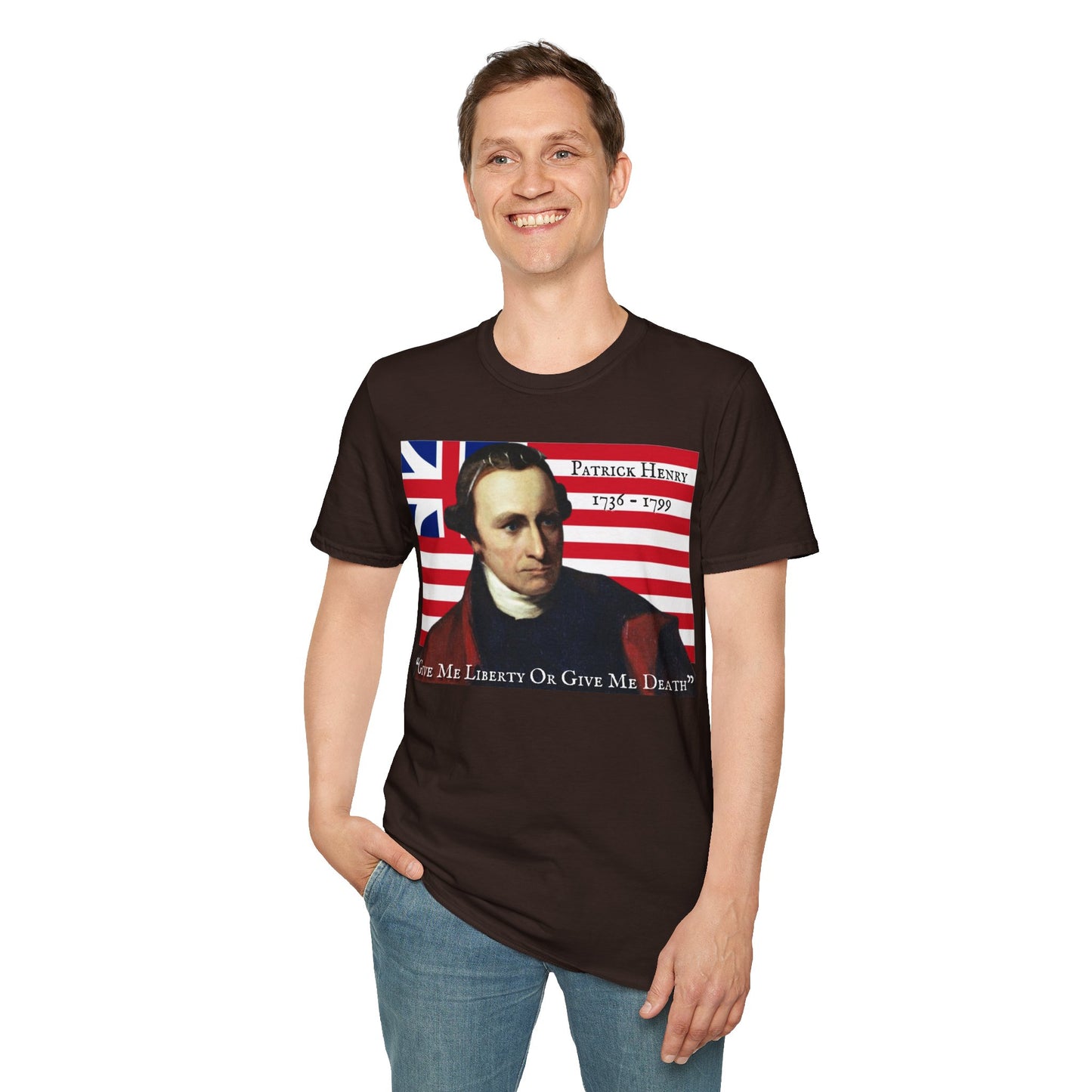 Patrick Henry DKcolors Unisex T-Shirt by theGreenDragonTavern.shop