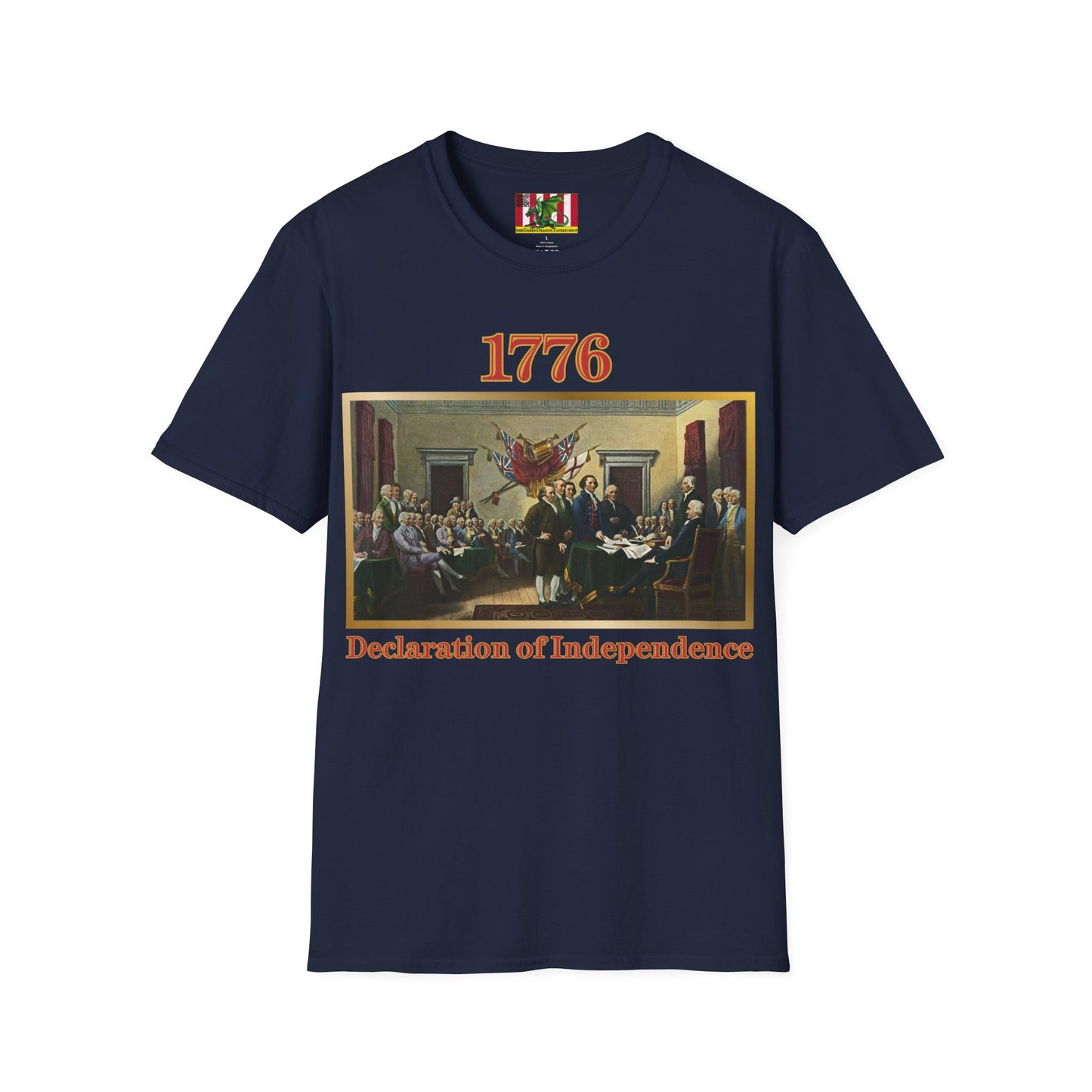 Declaration of Independence Dark colors Unisex T-Shirt by theGreenDragonTavern.shop