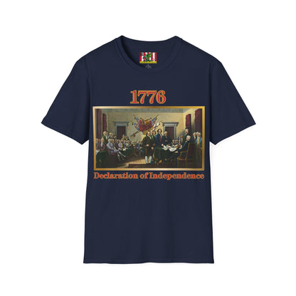 Declaration of Independence Dark colors Unisex T-Shirt by theGreenDragonTavern.shop