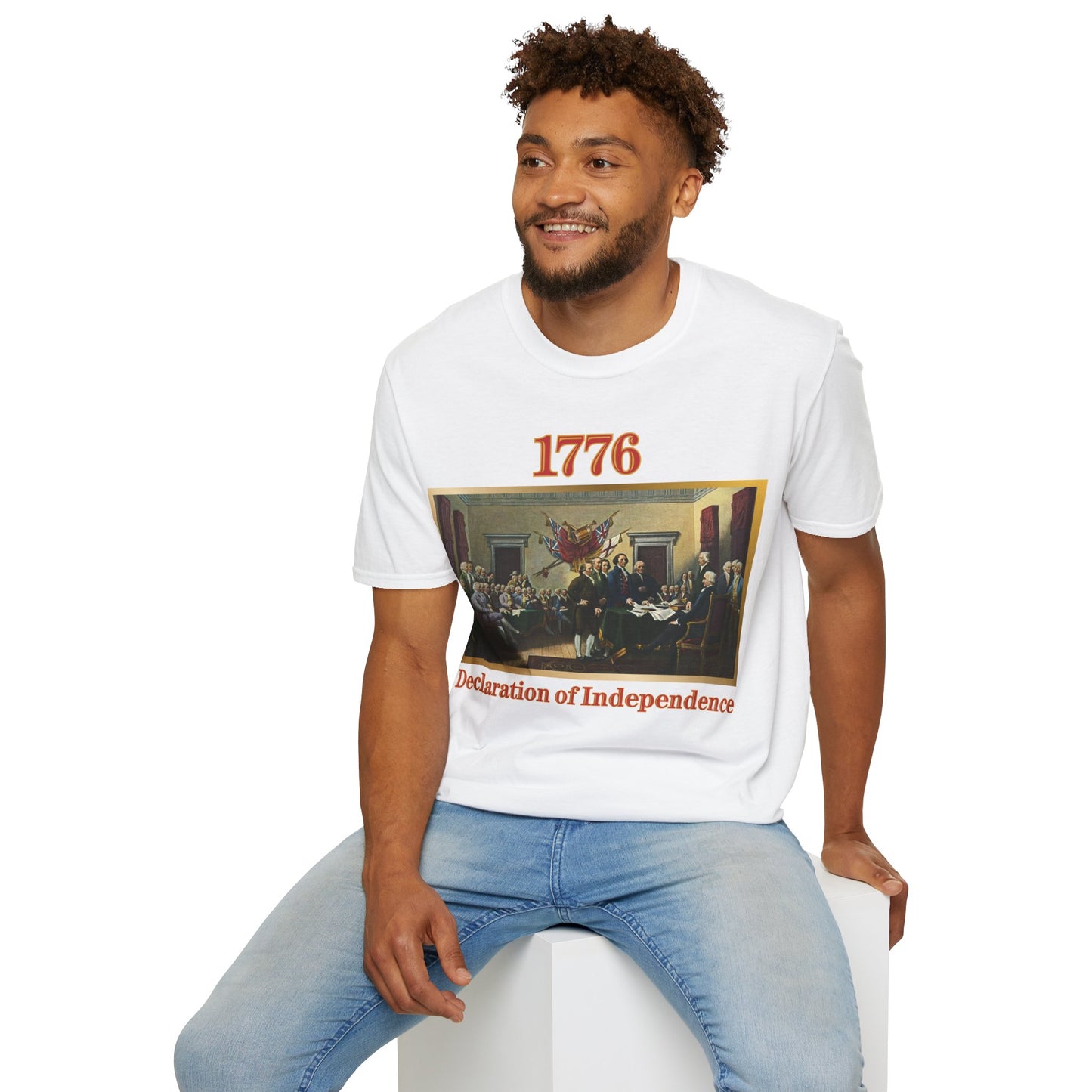 Declaration of Independence Light colors Unisex T-Shirt by theGreenDragonTavern.shop