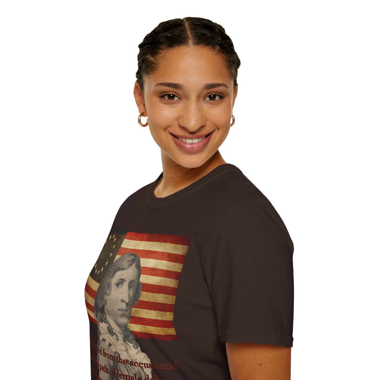 Deborah Sampson, America's Mulan Dark colors Unisex T-Shirt by theGreenDragonTavern.shop
