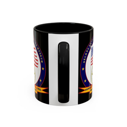 DeLand Naval Air Station Museum Black Accent Mug by theGreenDragonTavern.shop