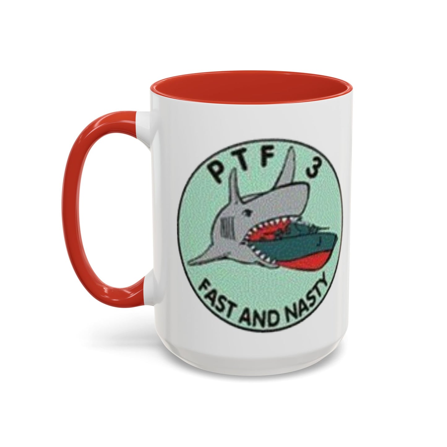 DNASM PTF-3 White Accent Mug by theGreenDragonTavern.shop
