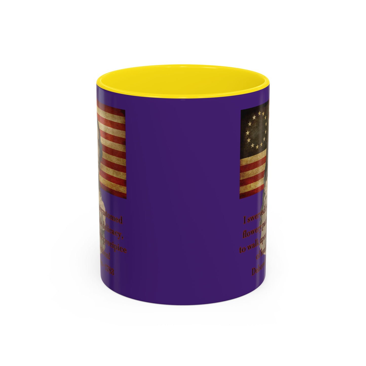 Deborah Sampson, America's Mulan Dark Purple Accent Mug by theGreenDragonTavern.shop
