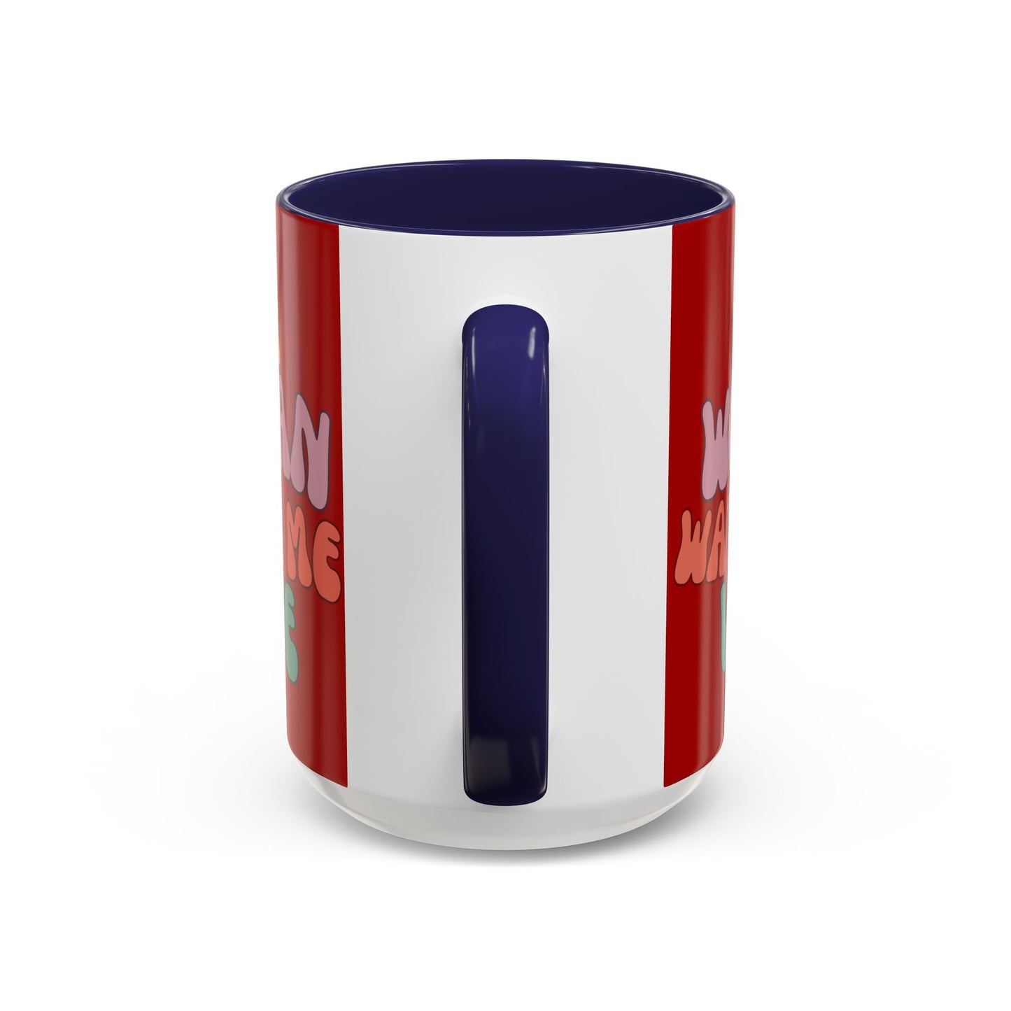 I Am Woman Watch Me Vote Red Accent Mug by theGreenDragonTavern.shop