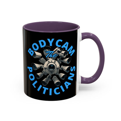 Bodycam the Politicians Cameras Black Accent Mug by theGreenDragonTavern.shop