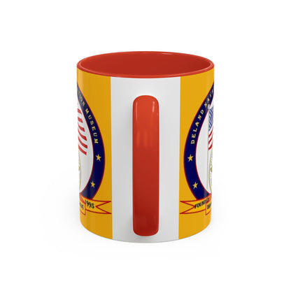 DeLand Naval Air Station Museum Yellow Accent Mug by theGreenDragonTavern.shop