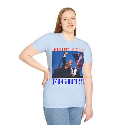 FIGHT! FIGHT!! FIGHT!!! Light colors Unisex T-Shirt by theGreenDragonTavern.shop
