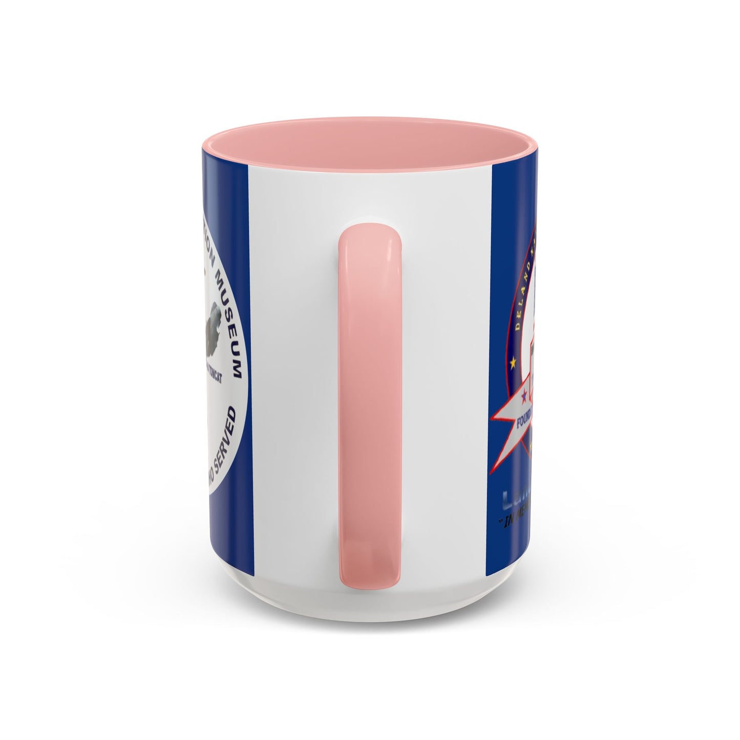 DNASM 2-sided, Founding & Student Art w/WhiteBG Dark Blue Accent Mug by theGreenDragonTavern.shop