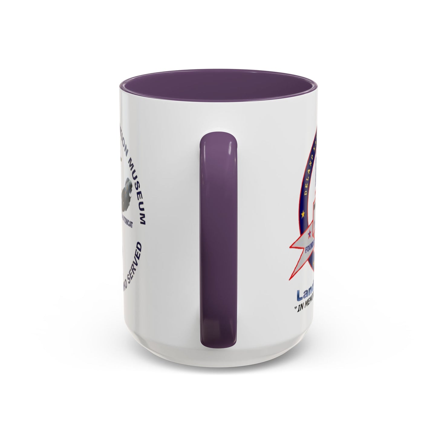 DNASM 2-sided, Founding & Student Art White Accent Mug by theGreenDragonTavern.shop