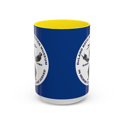 DNASM Student Art Blue Accent Mug by theGreenDragonTavern.shop