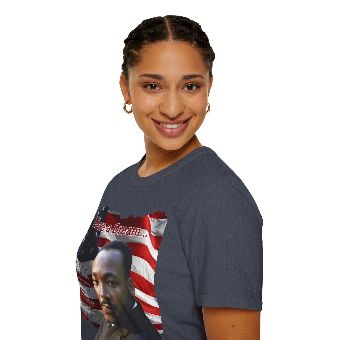 "I Have a Dream" MLKJr Dark colors Unisex T-Shirt by theGreenDragonTavern.shop