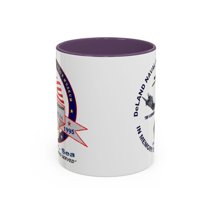 DNASM 2-sided, Founding & Student Art White Accent Mug by theGreenDragonTavern.shop