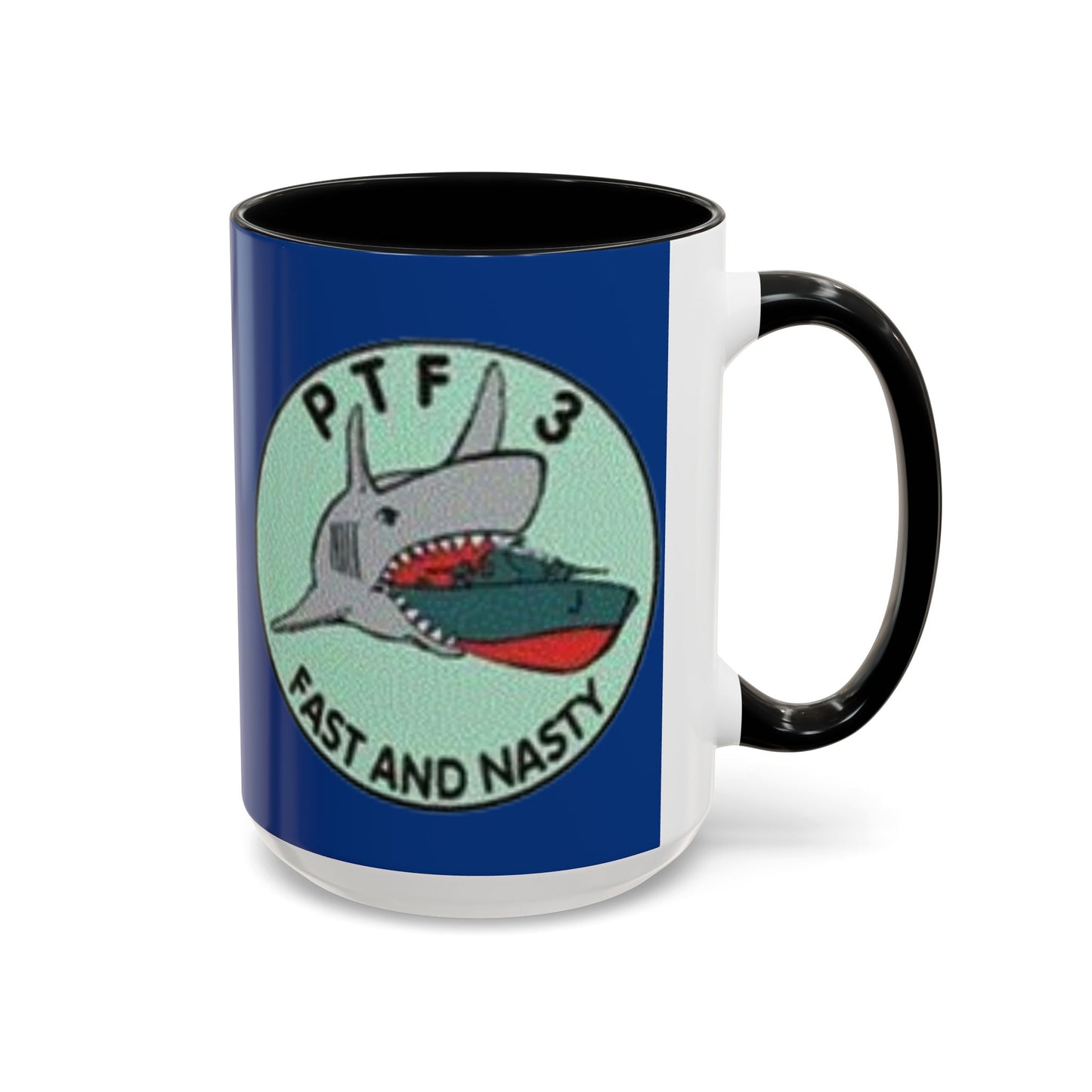 DNASM PTF-3 Blue Accent Mug by theGreenDragonTavern.shop