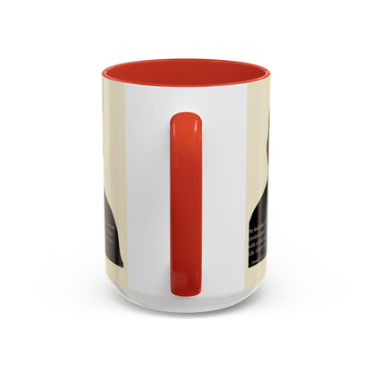 We hold these truths to be self-evident Parchment Yellow Accent Mug by theGreenDragonTavern.shop