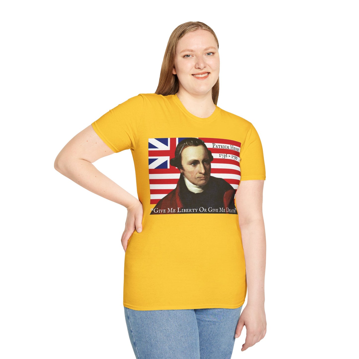 Patrick Henry Light colors Unisex T-Shirt by theGreenDragonTavern.shop