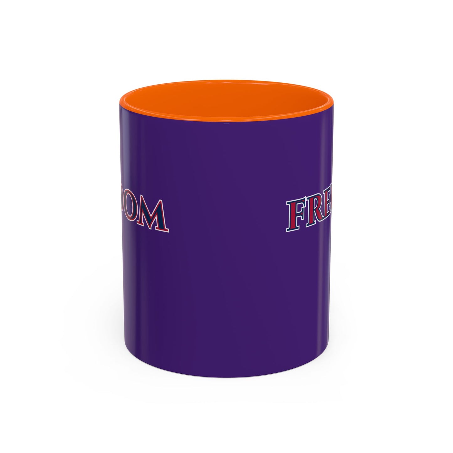 Freedom, Dark Purple Accent Mug by theGreenDragonTavern.shop