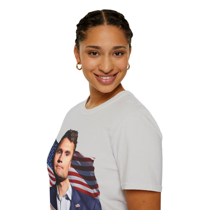 Charlie Kirk, Healthy Debate Light colors Unisex T-Shirt by theGreenDragonTavern.shop