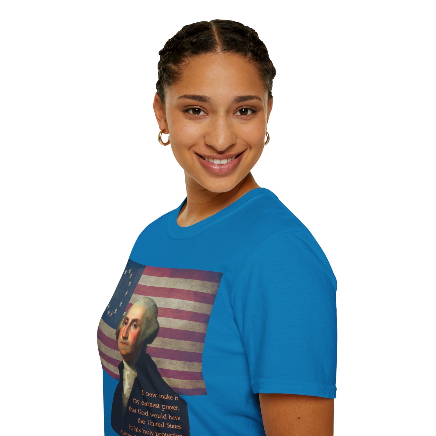 Washington's Earnest Prayer Dark colors Unisex T-Shirt by theGreenDragonTavern.shop