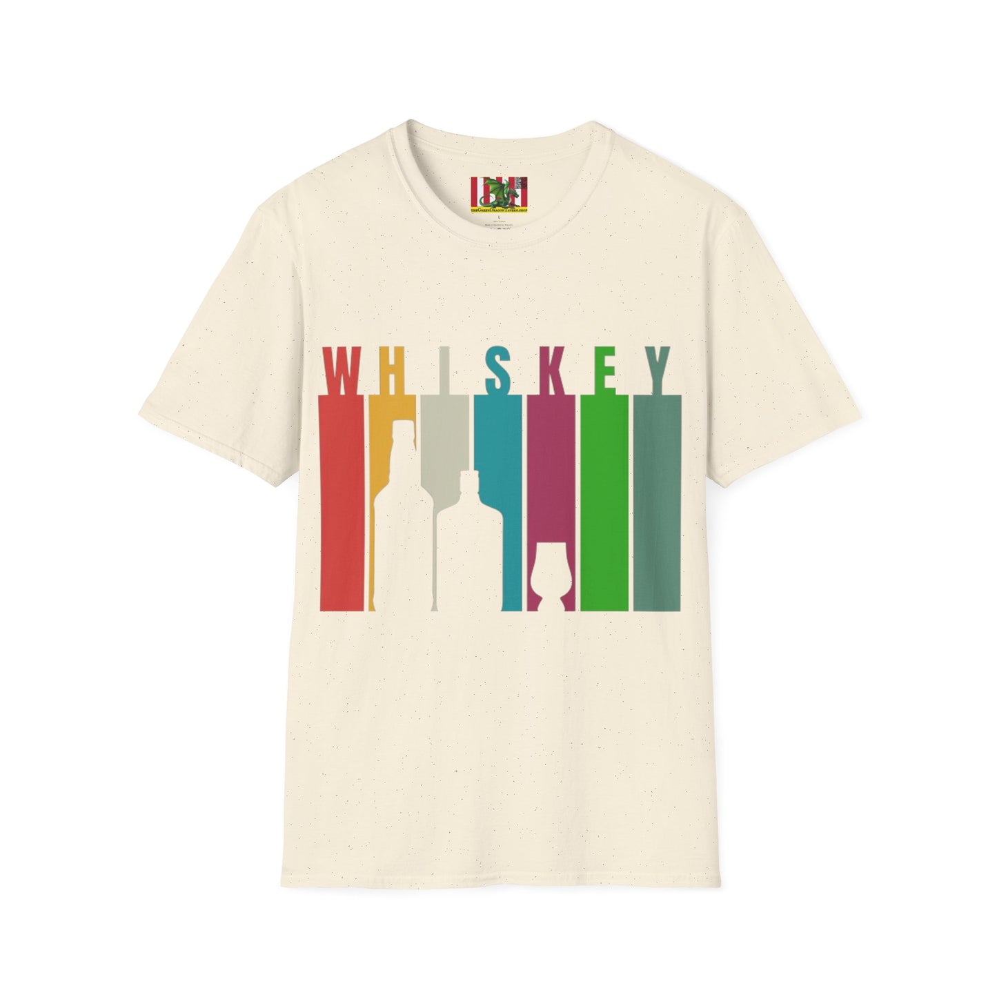 Whiskey spelled with an 'e' LTcolors Unisex T-Shirt by theGreenDragonTavern.shop