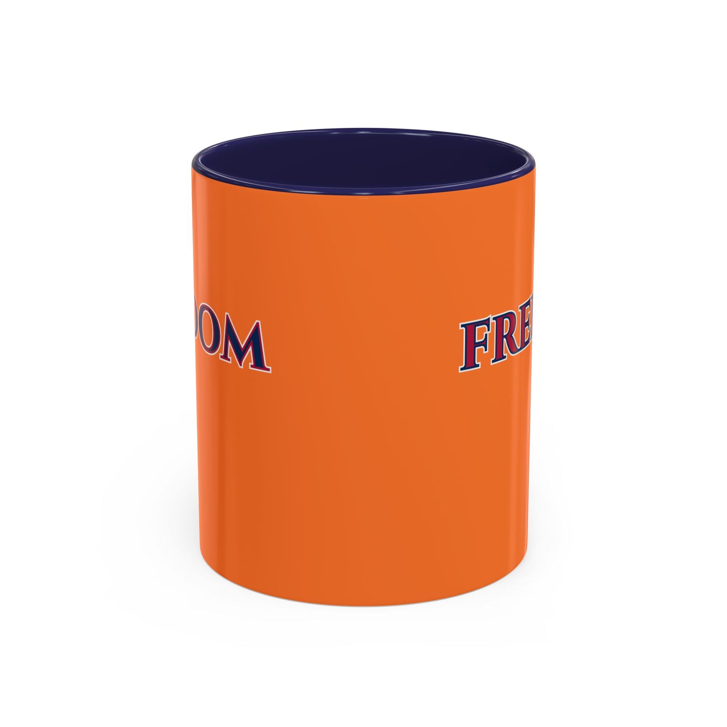 Freedom, Orange Accent Mug by theGreenDragonTavern.shop
