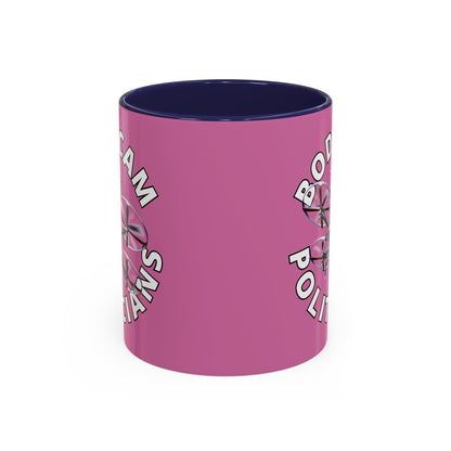 Bodycam the Politicians Drone Pink Accent Mug by theGreenDragonTavern.shop