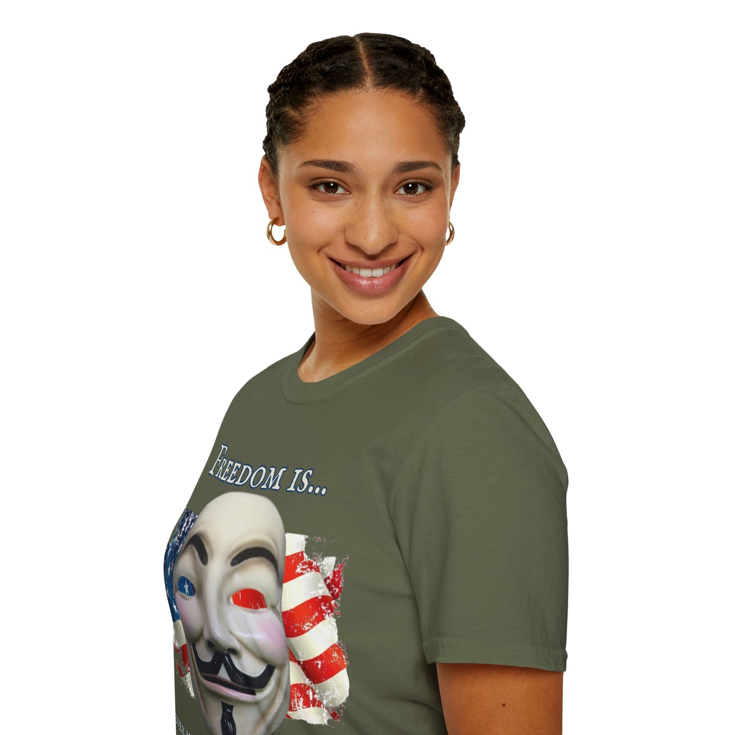 Ronald Reagan Freedom Vendetta Dark colors Unisex T-Shirt by theGreenDragonTavern.shop