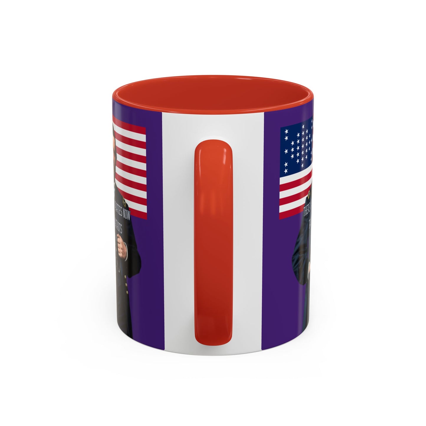"Traitors and Patriots" Ulysses Grant Dark Purple Accent Mug by theGreenDragonTavern.shop