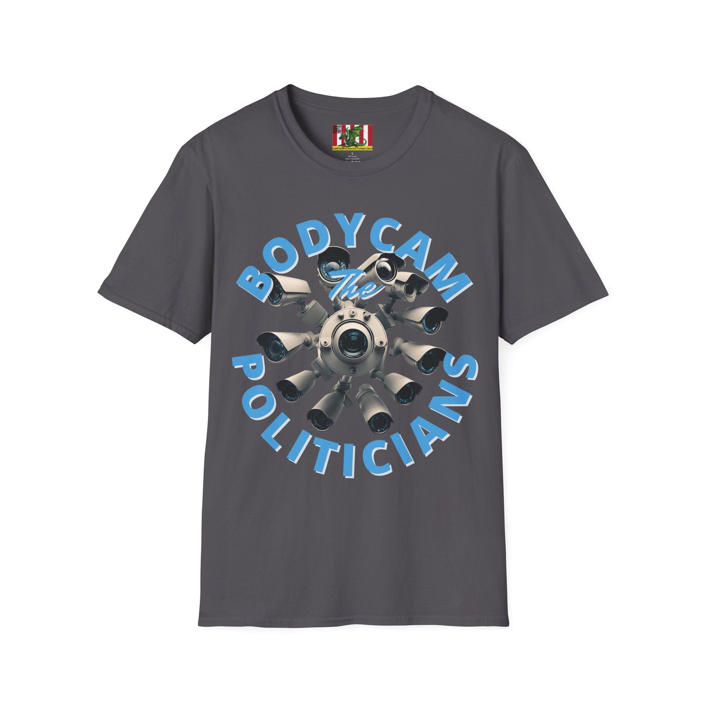 Bodycam the Politicians Cameras Dark colors Unisex T-Shirt by theGreenDragonTavern.shop
