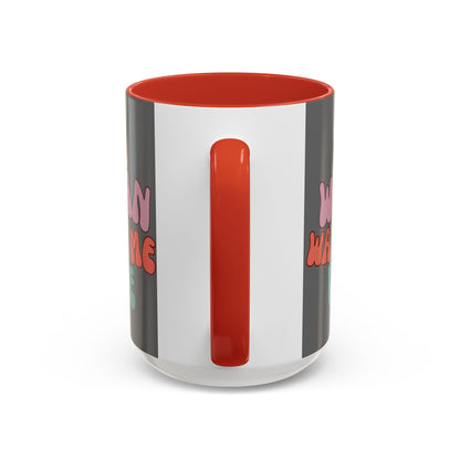 I Am Woman Watch Me Vote Grey Accent Mug by theGreenDragonTavern.shop
