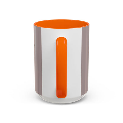 Hula Girl Packin' Heat Grey Accent Mug by theGreenDragonTavern.shop