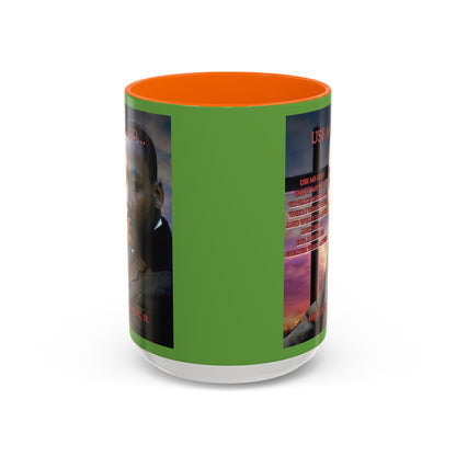 Use Me God, MLK Jr Green Accent Mug by theGreenDragonTavern.shop