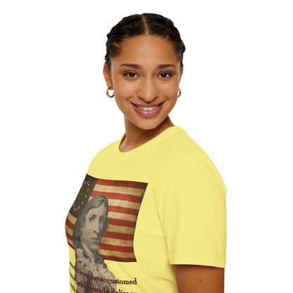 Deborah Sampson, America's Mulan Light colors Unisex T-Shirt by theGreenDragonTavern.shop