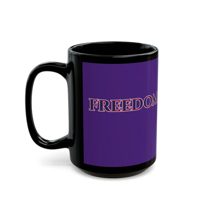 Freedom, Dark Purple Mug by theGreenDragonTavern.shop