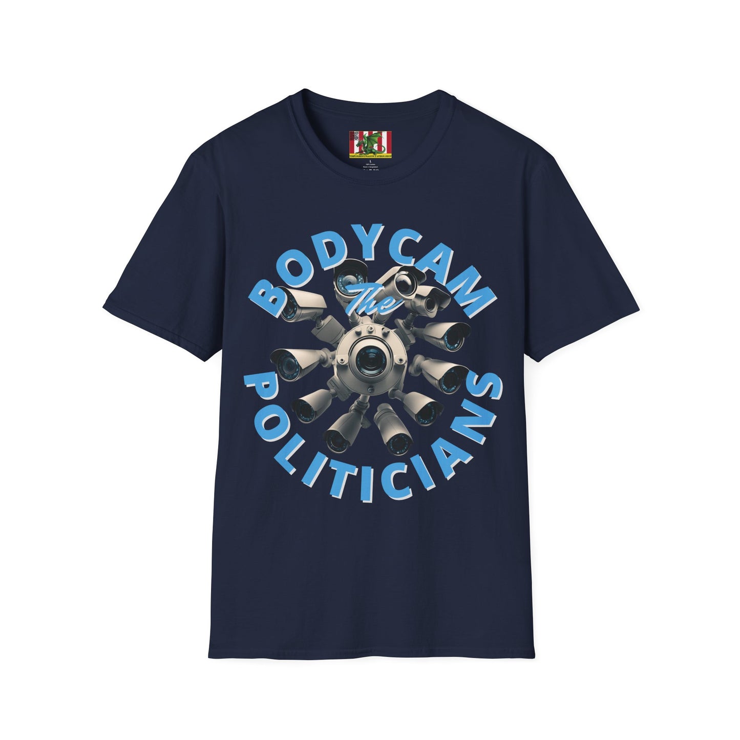 Bodycam the Politicians Cameras Dark colors Unisex T-Shirt by theGreenDragonTavern.shop
