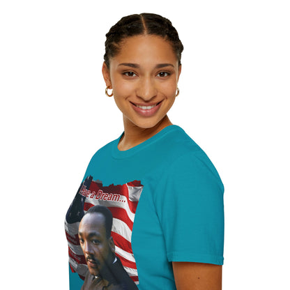 "I Have a Dream" MLKJr Dark colors Unisex T-Shirt by theGreenDragonTavern.shop
