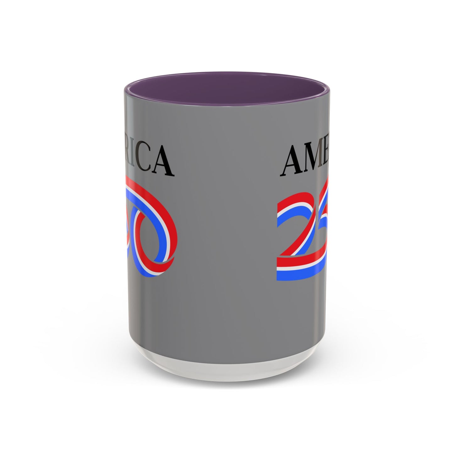 America 250 Grey Accent Mug by theGreenDragonTavern.shop